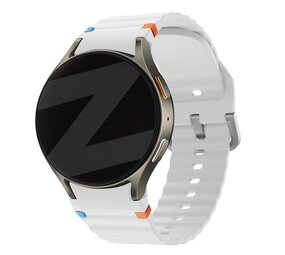 Bandz Bandz Samsung Galaxy Watch 6 - 40mm wave band 'Easy fit' (wit)