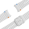 Bandz Bandz Samsung Galaxy Watch 7 - 40mm wave band 'Easy fit' (wit) Bandz Bandz Samsung Galaxy Watch 7 - 40mm wave band 'Easy fit' (wit)