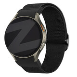 Bandz Bandz Samsung Galaxy Watch 4 44mm elastische band 'Easy fit' (zwart)