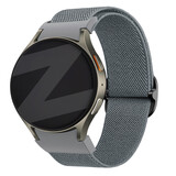 Bandz Bandz Samsung Galaxy Watch 4 44mm elastische band 'Easy fit' (grijsblauw)