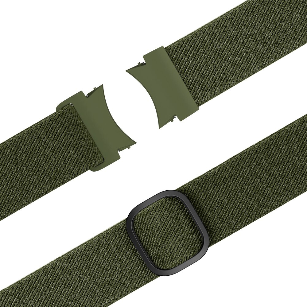 Bandz Bandz Samsung Galaxy Watch 4 Classic 42mm elastische band 'Easy fit' (groen)