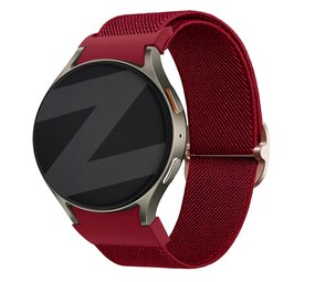 Bandz Bandz Samsung Galaxy Watch 4 Classic 42mm elastische band 'Easy fit' (rood) Bandz Bandz Samsung Galaxy Watch 4 Classic 42mm elastische band 'Easy fit' (rood)