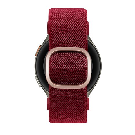 Bandz Bandz Samsung Galaxy Watch 4 Classic 42mm elastische band 'Easy fit' (rood)