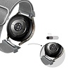Bandz Bandz Samsung Galaxy Watch 4 Classic 42mm elastische band 'Easy fit' (grijs) Bandz Bandz Samsung Galaxy Watch 4 Classic 42mm elastische band 'Easy fit' (grijs)