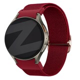 Bandz Bandz Samsung Galaxy Watch 5 Pro elastische band 'Easy fit' (rood)