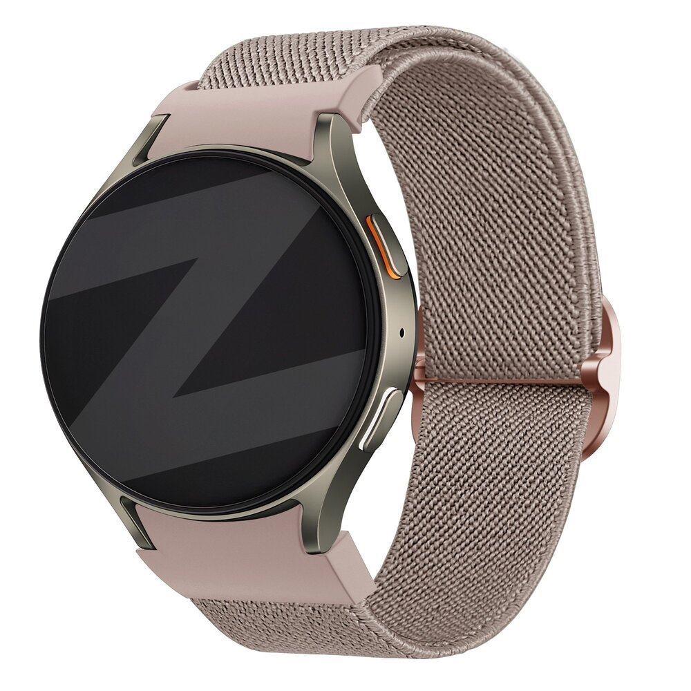 Bandz Bandz Samsung Galaxy Watch 5 - 40mm elastische band 'Easy fit' (milk tea)