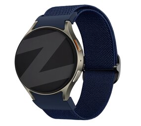 Bandz Bandz Samsung Galaxy Watch 5 - 40mm elastische band 'Easy fit' (donkerblauw) Bandz Bandz Samsung Galaxy Watch 5 - 40mm elastische band 'Easy fit' (donkerblauw)