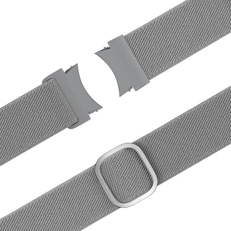Bandz Bandz Samsung Galaxy Watch 5 - 40mm elastische band 'Easy fit' (grijs)