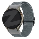 Bandz Bandz Samsung Galaxy Watch 6 Classic - 47mm elastische band 'Easy fit' (grijsblauw)