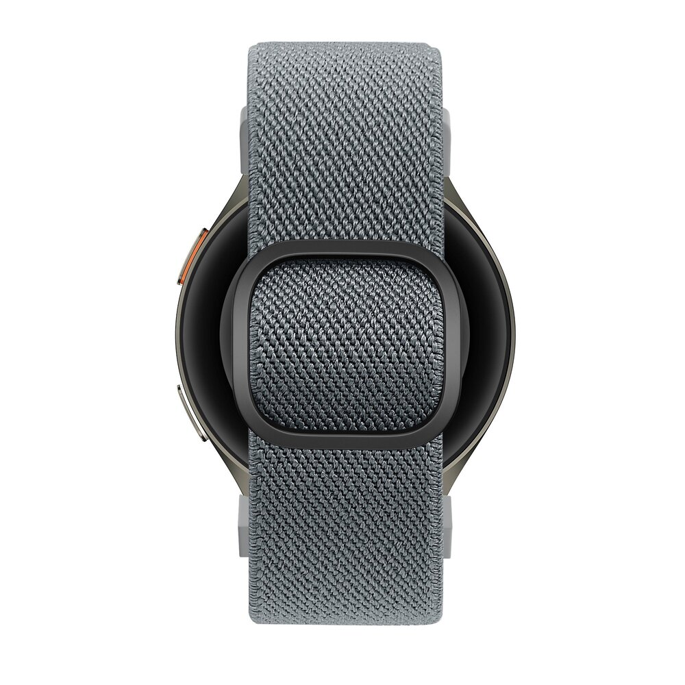 Bandz Bandz Samsung Galaxy Watch 6 Classic - 43mm elastische band 'Easy fit' (grijsblauw)