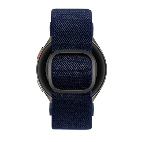 Bandz Bandz Samsung Galaxy Watch 6 Classic - 43mm elastische band 'Easy fit' (donkerblauw)