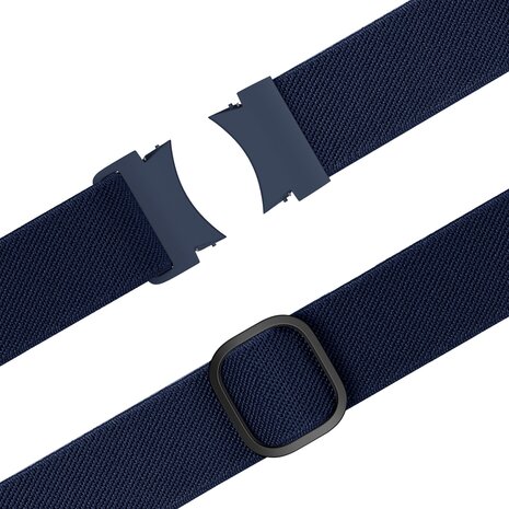 Bandz Bandz Samsung Galaxy Watch 7 - 40mm elastische band 'Easy fit' (donkerblauw) Bandz Bandz Samsung Galaxy Watch 7 - 40mm elastische band 'Easy fit' (donkerblauw)