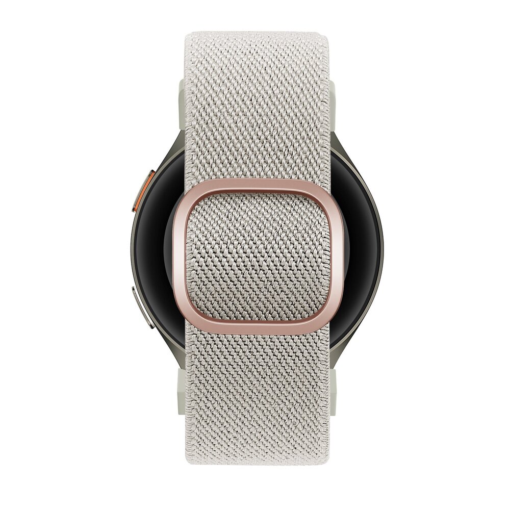 Bandz Bandz Samsung Galaxy Watch FE elastische band 'Easy fit' (beige) Bandz Bandz Samsung Galaxy Watch FE elastische band 'Easy fit' (beige)