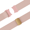Bandz Bandz Samsung Galaxy Watch 6 Classic - 47mm gevlochten band 'Easy fit' (roze) Bandz Bandz Samsung Galaxy Watch 6 Classic - 47mm gevlochten band 'Easy fit' (roze)