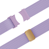 Bandz Bandz Samsung Galaxy Watch 6 Classic - 47mm gevlochten band 'Easy fit' (lila) Bandz Bandz Samsung Galaxy Watch 6 Classic - 47mm gevlochten band 'Easy fit' (lila)