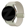 Bandz Bandz Samsung Galaxy Watch 6 - 44mm gevlochten band 'Easy fit' (sterrenlicht) Bandz Bandz Samsung Galaxy Watch 6 - 44mm gevlochten band 'Easy fit' (sterrenlicht)
