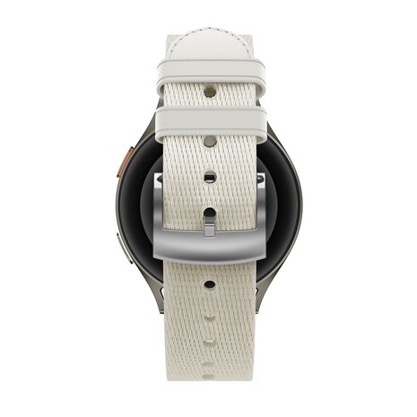 Bandz Bandz Withings ScanWatch 2 - 38mm leren hybrid band 'Easy fit' (sterrenlicht) Bandz Bandz Withings ScanWatch 2 - 38mm leren hybrid band 'Easy fit' (sterrenlicht)