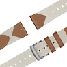 Bandz Bandz Withings Steel HR - 36mm leren hybrid band 'Easy fit' (beige/bruin) Bandz Bandz Withings Steel HR - 36mm leren hybrid band 'Easy fit' (beige/bruin)
