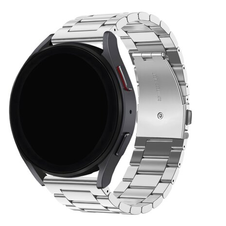 BALR. BALR Amazfit Bip U (Pro) stalen band (zilver)