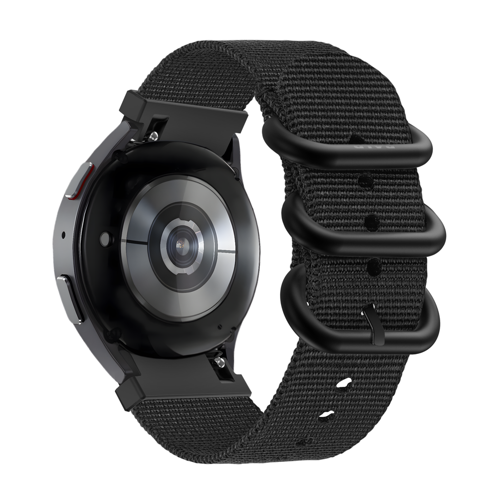 BALR. BALR Amazfit GTS 2 nylon band met gesp (zwart) BALR. BALR Amazfit GTS 2 nylon band met gesp (zwart)
