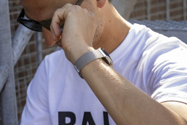 BALR. BALR Amazfit GTS 3 Milanese band (zilver)