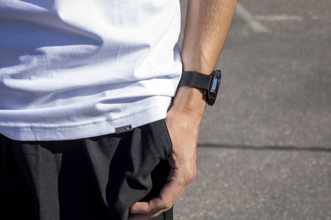 BALR. BALR Amazfit GTS 4 (mini) Milanese band (zwart)