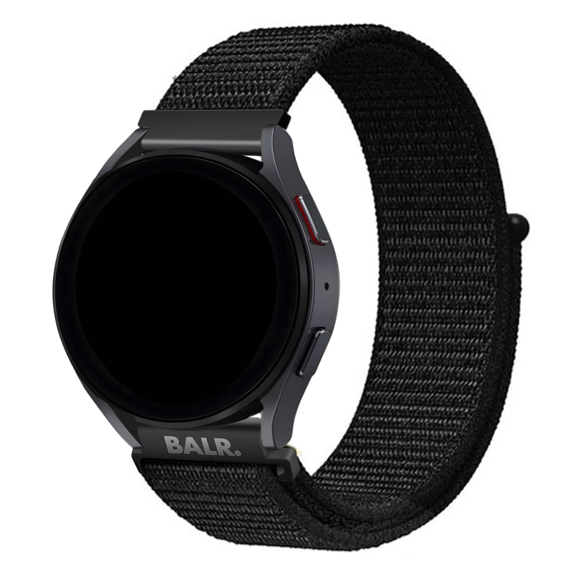 BALR Polar Pacer nylon band (zwart) - Smartwatchbanden.nl