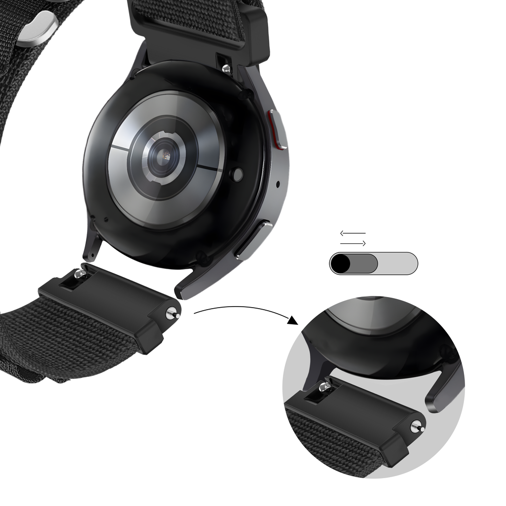 BALR. BALR Polar Unite Alpine loop band (zwart)