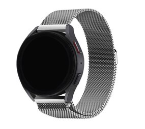 BALR. BALR Samsung Galaxy Watch 6 Classic 43mm Milanese band (zilver) BALR. BALR Samsung Galaxy Watch 6 Classic 43mm Milanese band (zilver)