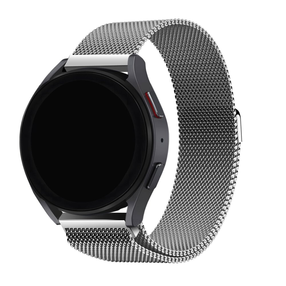 BALR. BALR Samsung Galaxy Watch 7 40mm Milanese band (zilver) BALR. BALR Samsung Galaxy Watch 7 40mm Milanese band (zilver)