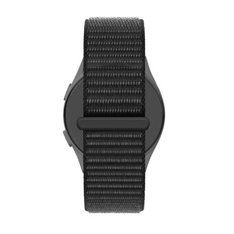 BALR. BALR Samsung Galaxy Watch Active nylon band (zwart)
