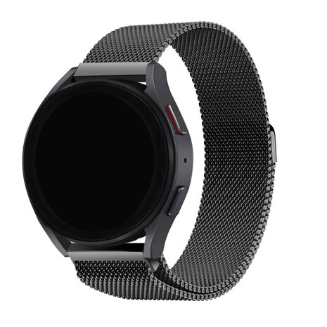 BALR. BALR Samsung Galaxy Watch FE Milanese band (zwart)