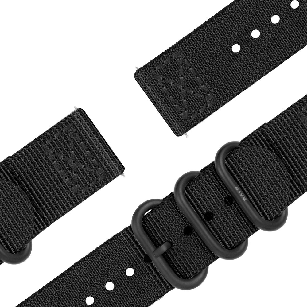 BALR. BALR Polar Vantage M nylon band met gesp (zwart)