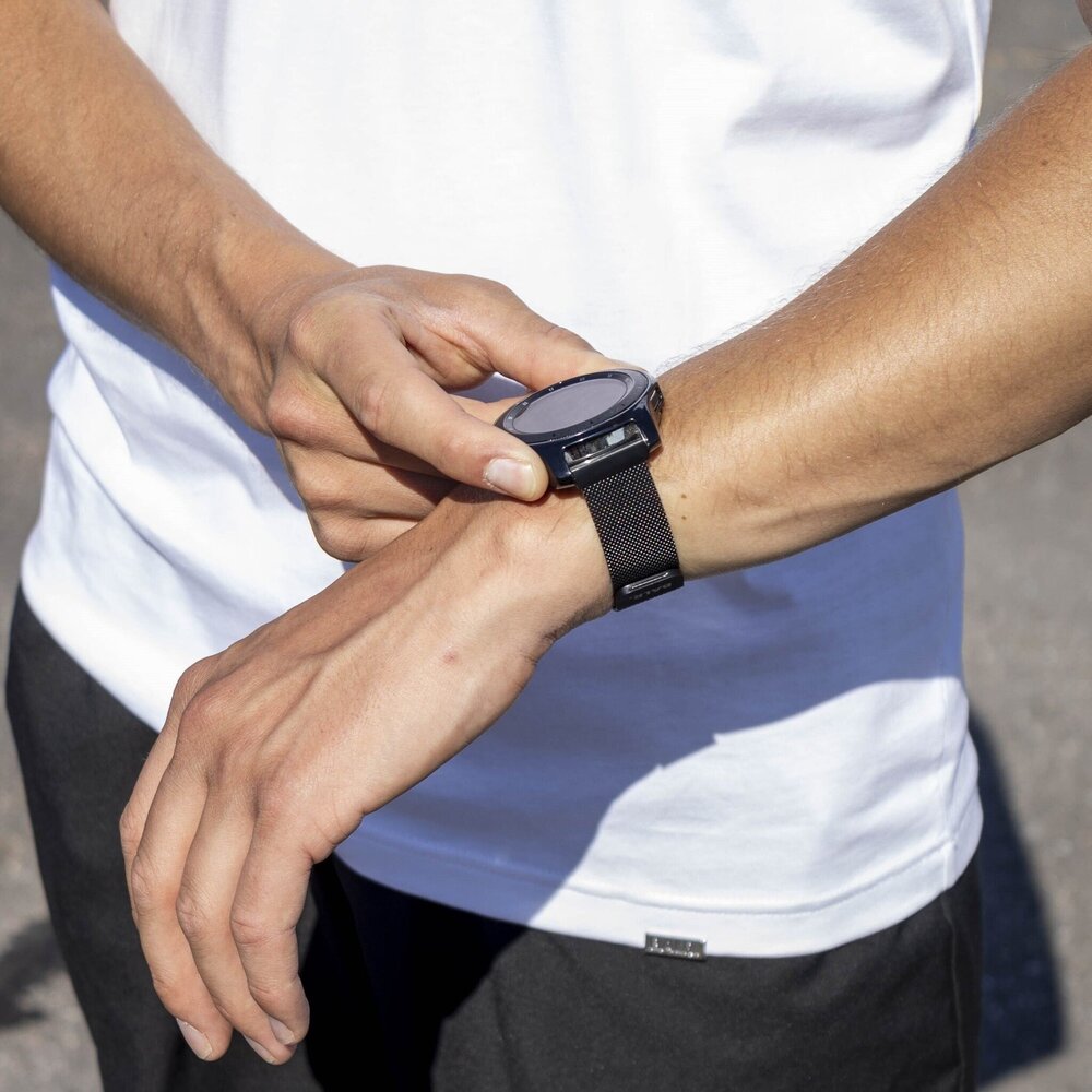 BALR. BALR Xiaomi Mi Watch Milanese band (zwart) BALR. BALR Xiaomi Mi Watch Milanese band (zwart)