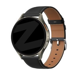 Bandz Bandz Amazfit GTS 2 lederen band 'Easy fit' (zwart) Bandz Bandz Amazfit GTS 2 lederen band 'Easy fit' (zwart)