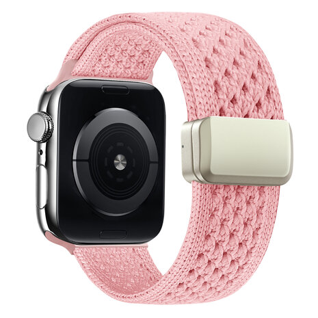 Bandz Bandz Bandz Apple Watch vintage nylon band (roze)