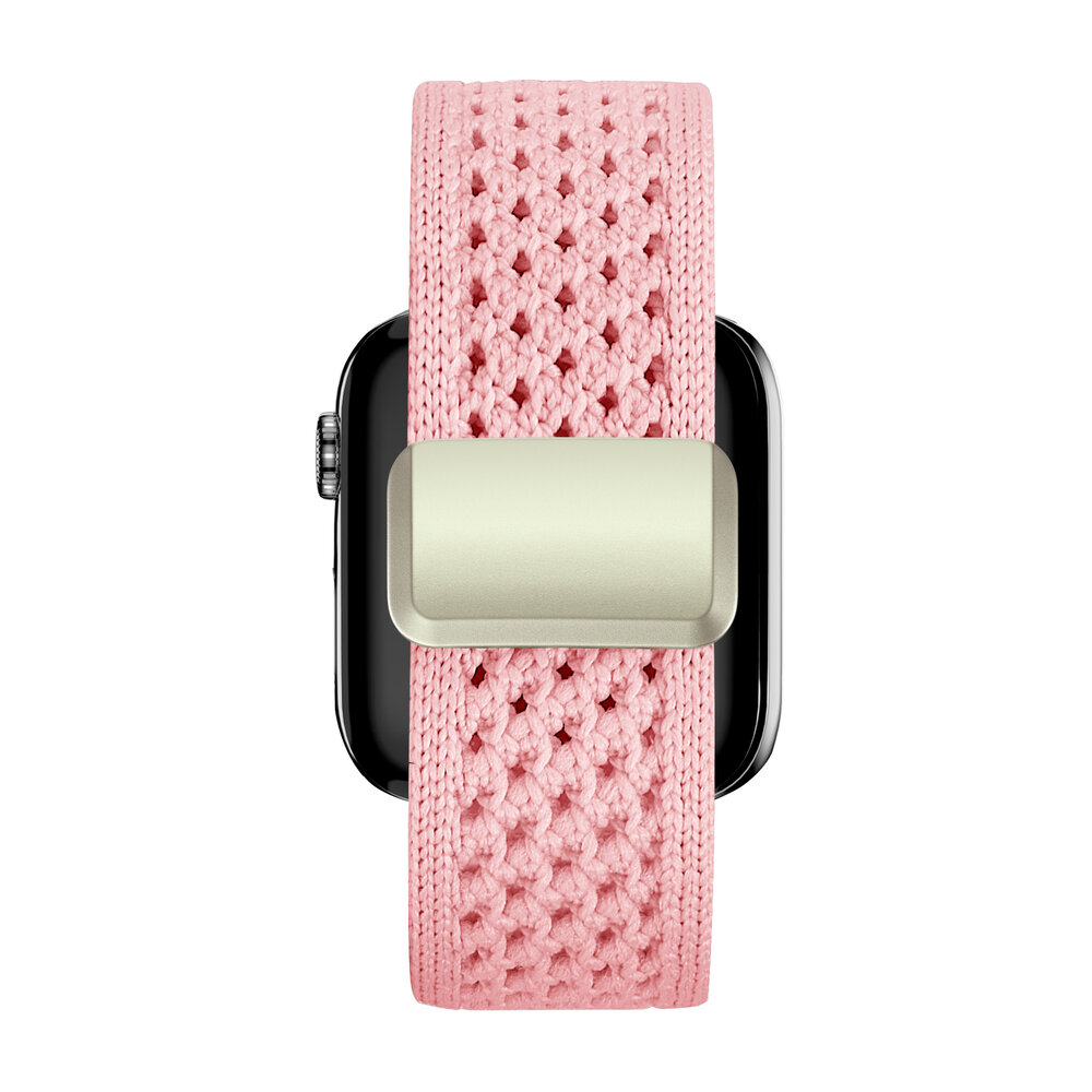 Bandz Bandz Bandz Apple Watch vintage nylon band (roze)