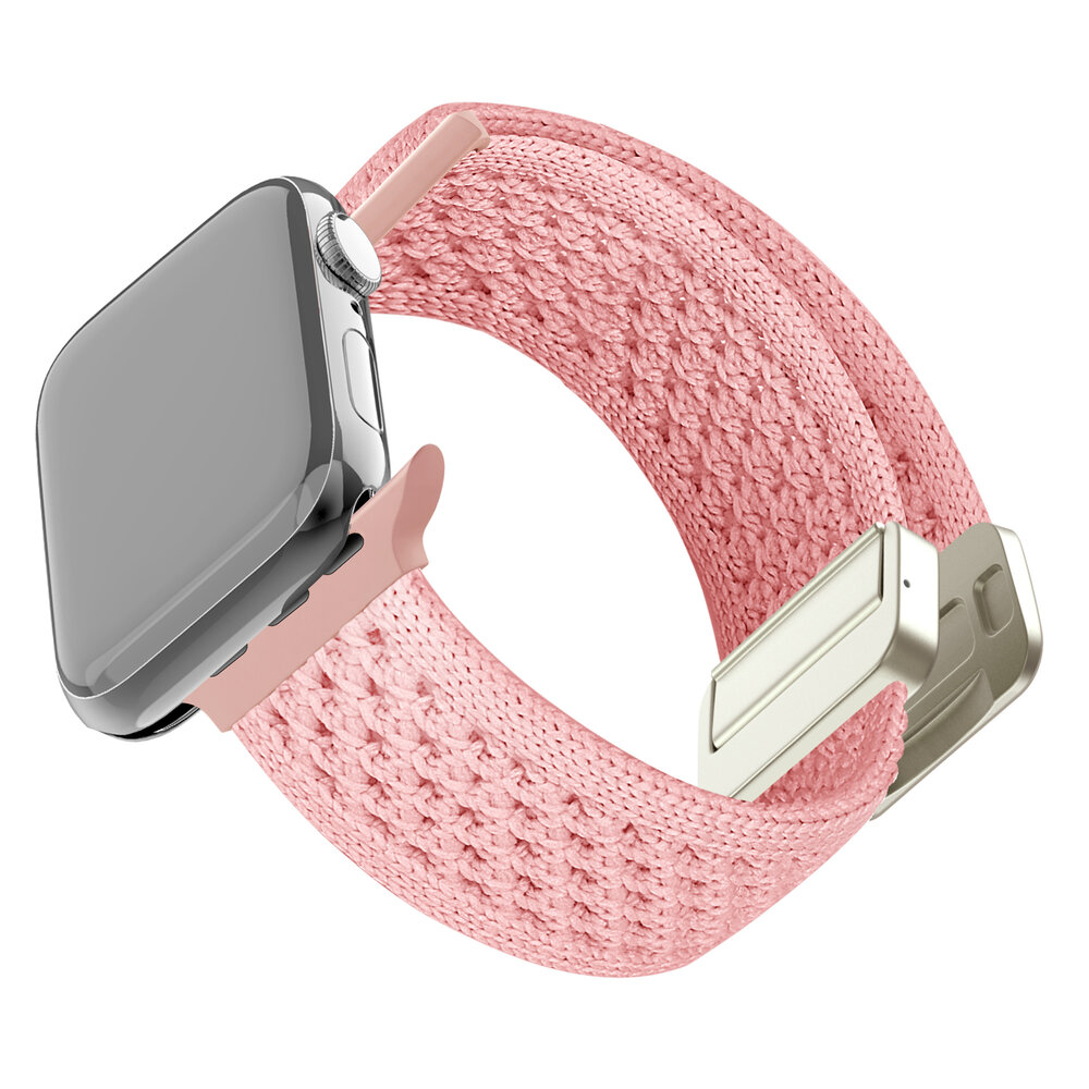 Bandz Bandz Bandz Apple Watch vintage nylon band (roze)