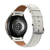Bandz Bandz Huawei Watch GT 5 Pro - 42mm lederen band 'Easy fit' (wit) Bandz Bandz Huawei Watch GT 5 Pro - 42mm lederen band 'Easy fit' (wit)