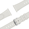 Bandz Bandz Huawei Watch GT 5 Pro - 42mm lederen band 'Easy fit' (wit) Bandz Bandz Huawei Watch GT 5 Pro - 42mm lederen band 'Easy fit' (wit)