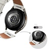 Bandz Bandz Huawei Watch GT 5 - 41mm lederen band 'Easy fit' (wit) Bandz Bandz Huawei Watch GT 5 - 41mm lederen band 'Easy fit' (wit)