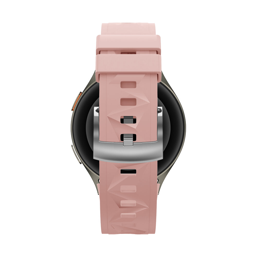 Bandz Bandz Huawei Watch GT 5 Pro - 42mm siliconen band 'Easy fit' (roze)