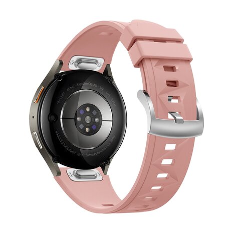 Bandz Bandz Huawei Watch GT 5 - 41mm siliconen band 'Easy fit' (roze)