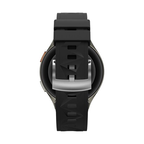 Bandz Bandz Huawei Watch GT 4 - 41mm siliconen band 'Easy fit' (zwart)