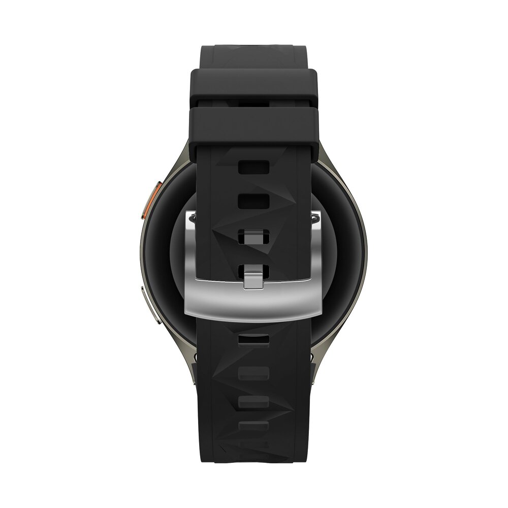 Bandz Bandz Fossil Gen 5e - 42mm siliconen band 'Easy fit' (zwart)