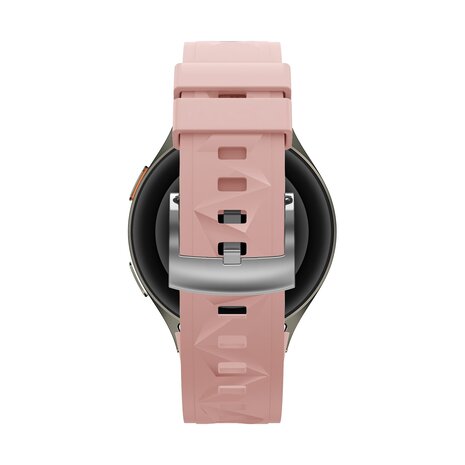 Bandz Bandz Fossil Gen 5e - 42mm siliconen band 'Easy fit' (roze)