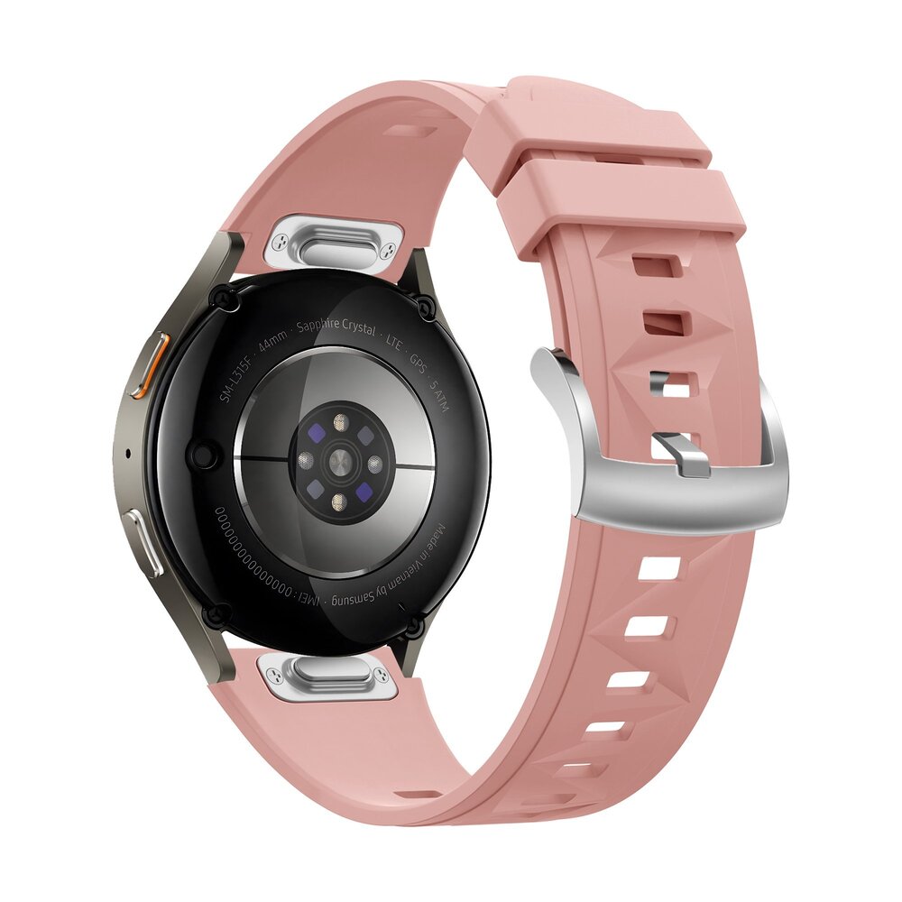 Bandz Bandz Withings ScanWatch 2 - 38mm siliconen band 'Easy fit' (roze)