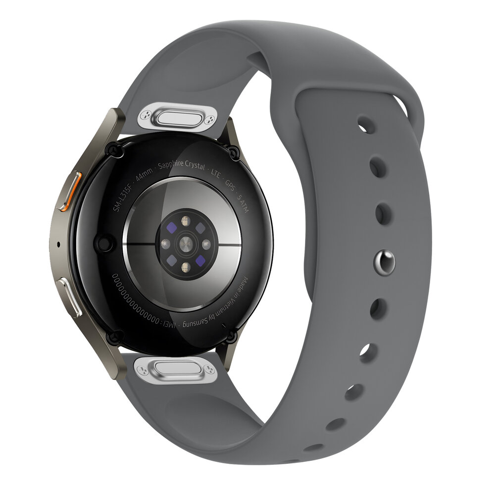 Bandz Bandz Samsung Galaxy Watch 46mm sport band 'Easy fit' (grijs)