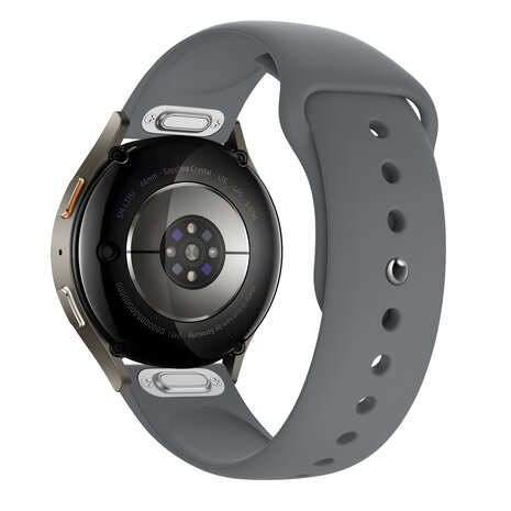 Bandz Bandz Samsung Galaxy Watch 46mm sport band 'Easy fit' (grijs)