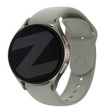 Bandz Bandz Samsung Galaxy Watch 7 - 44mm sport band 'Easy fit' (lichtgrijs)